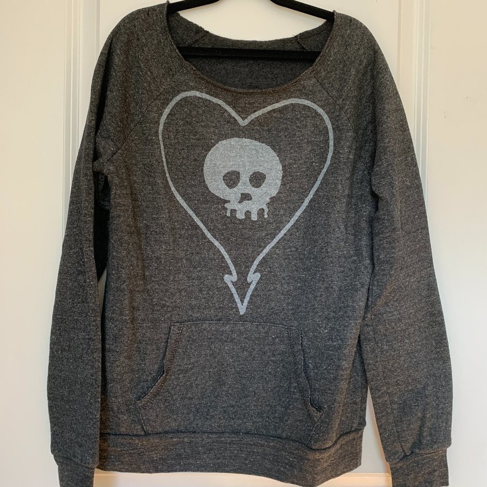 Navy Heathered Alkaline Trio Sweatshirt